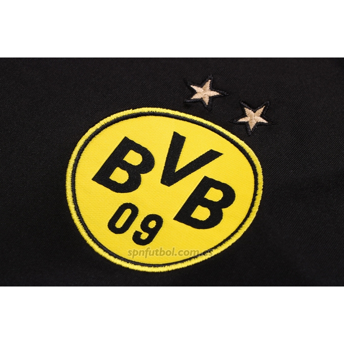 Camiseta Polo del Borussia Dortmund 2022-2023 Negro y Amarillo